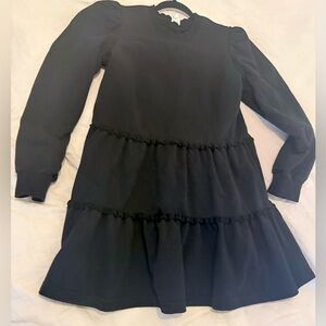 Cami NYC Black Tiered Puff Sleeve Dress